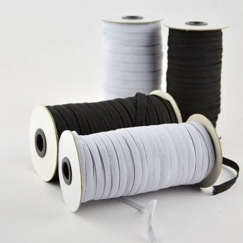 6mm black elastic tape
